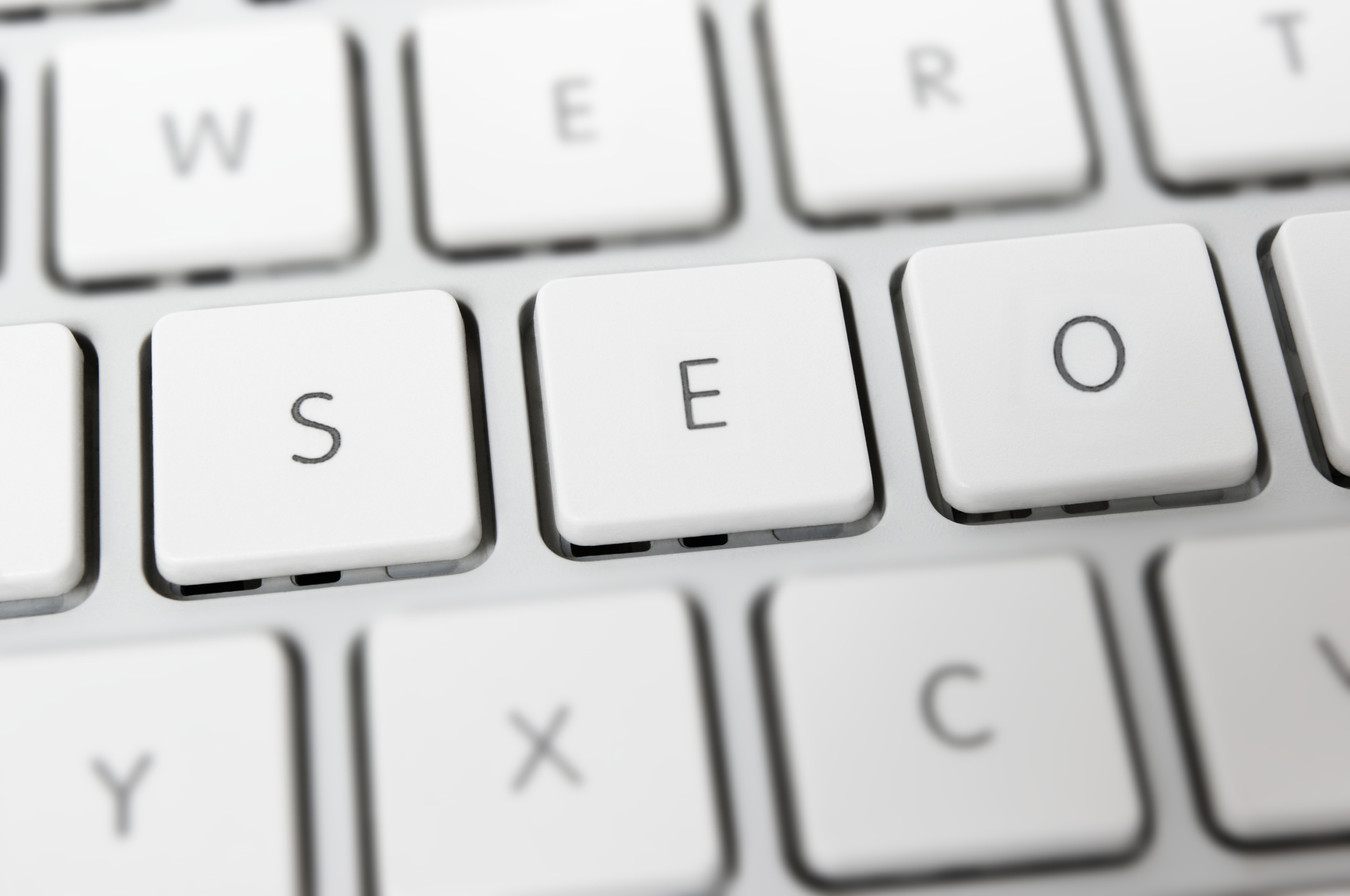 SEO auf Tastatur