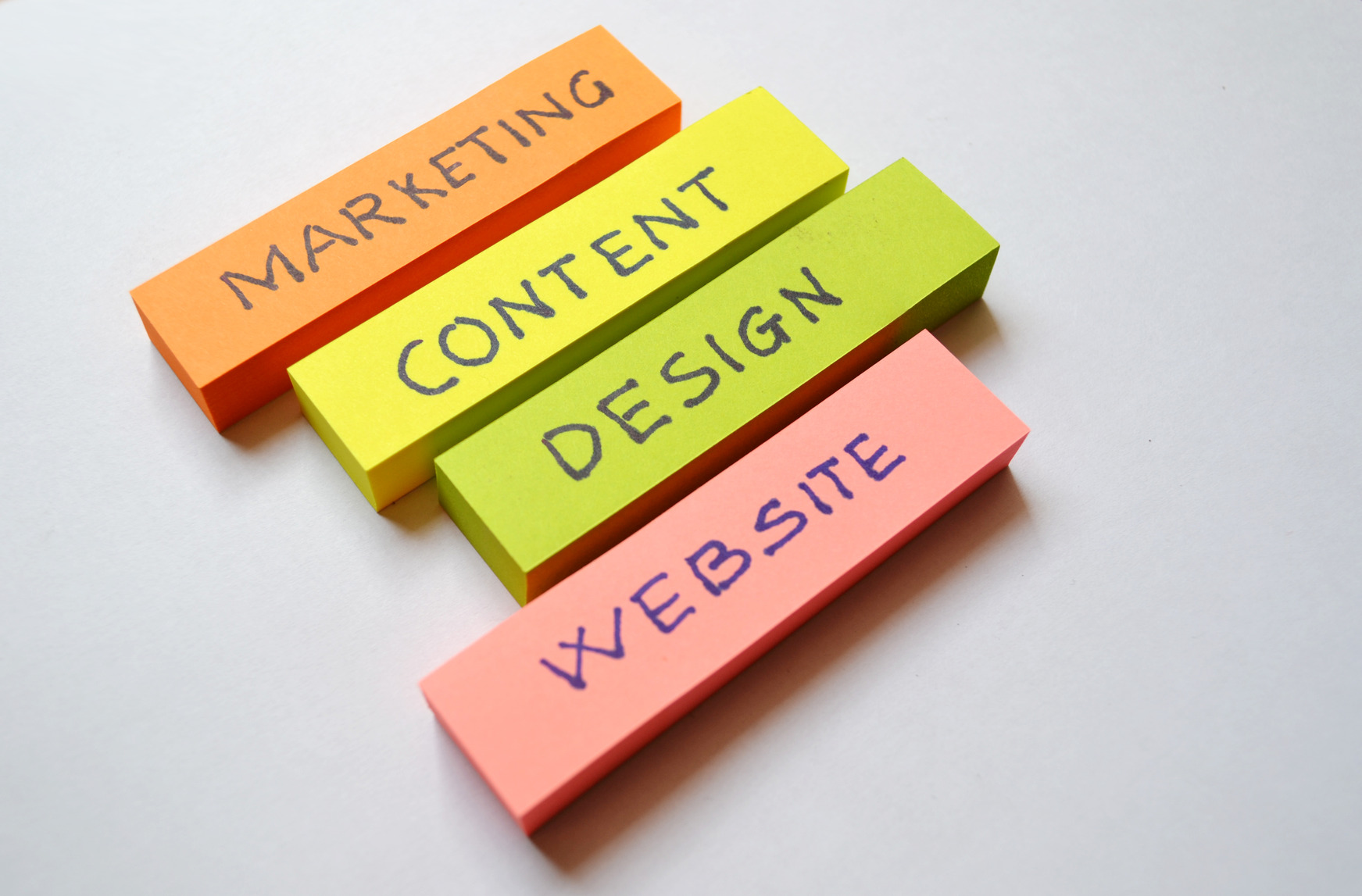 Marketing Content Design Website